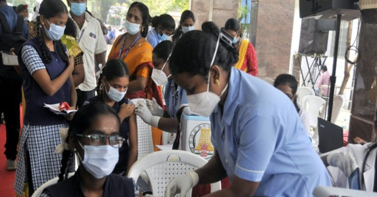 Over 40 lakh jabbed on first day of COVID-19 vaccination for 15 to 18 year olds